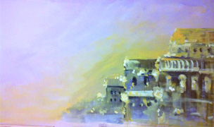 三顆石頭 - 義式餐廳壁畫