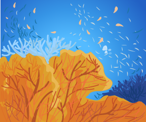 十具 - 就學期間製作教具書之內頁插圖-墾丁國家公園-使用工具:Illustrator