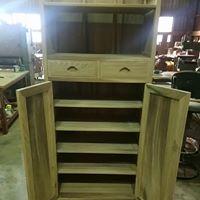 古風實木家具 - 鞋櫃兼書櫃