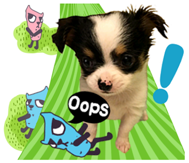 麗兒愛芊 - 可愛的小狗們
真狗版~超可愛的諾米和夏部。
https://store.line.me/stickershop/product/1566789/zh-Hant