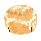 十具 - 就學期間製作教具書之內頁插圖-饅頭海星-使用工具:Illustrator