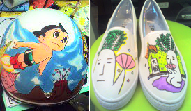 YOUKA - 壓克力手繪-安全帽/帆布鞋