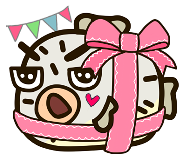 麗兒愛芊 - 刺刺魨
有趣的刺刺魨,快把牠帶回家養吧！
https://store.line.me/stickershop/product/1445166/zh-Hant