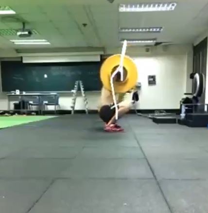 David 建宏 - 舉重動作─上搏90kg