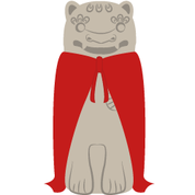 十具 - 就學期間製作教具書之內頁插圖-風獅爺-使用工具:Illustrator