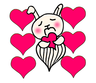 麗兒愛芊 - 墨魚兔
古靈精怪的墨魚兔，有著兔子的可愛和墨魚的難纏。快快把牠帶回家吧！
https://store.line.me/stickershop/product/1284903/zh-Hant