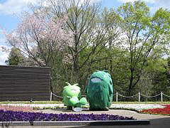 キャラクター像/愛・地球博記念公園(モリコロパーク)(愛知県/長久手市)