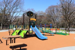 都立砧公園（東京都世田谷区）はユニバーサルデザインの遊び場「みんなのひろば」がすごい
