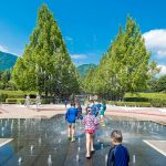 富士川クラフトパーク（山梨県身延町）へ遊びに行こう！芝生広場やアスレチック、道の駅も