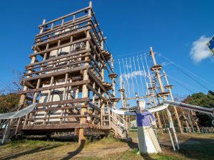 淡路島・ニジゲンノモリを、クレヨンしんちゃんのアスレチック中心に子連れで攻略!