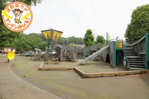 乞田・貝取ふれあい広場公園（多摩市）で巨大複合遊具を制覇！