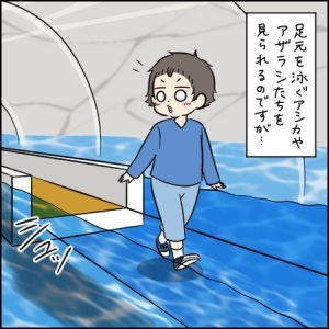 世界初の水上透明チューブで水面ウォーク!|3歳とおでかけ in 鳥羽水族館①
