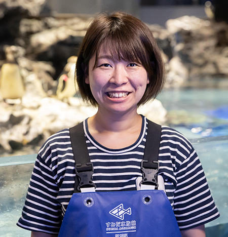 飼育スタッフの大城さん/すみだ水族館(東京都/墨田区)