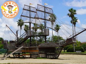 帆船がある公園で海賊気分を満喫!浜甲子園運動公園(西宮市)を紹介