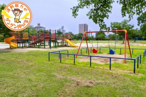 巽東緑地(大阪市生野区)は、家族みんなで体力&健康づくりが楽しめる公園