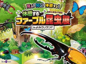 昆虫好き必見「体感するファーブル昆虫展inよみうりランド」開催中!