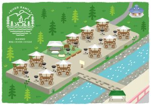 都心から1時間の河原BBQ聖地!飯能「RIVER RANTA Hanno」期間限定オープン