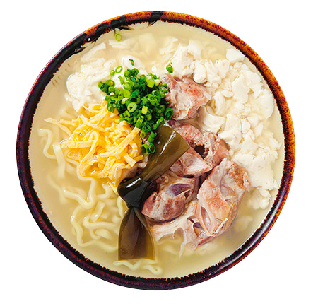 ゆし豆腐そば(大)/高江洲そば(沖縄県/浦添市)