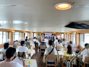 大阪水上バスの観光船ひまわりで「スイスク2024」開催　クルーズしながら淀川について学ぼう♪
