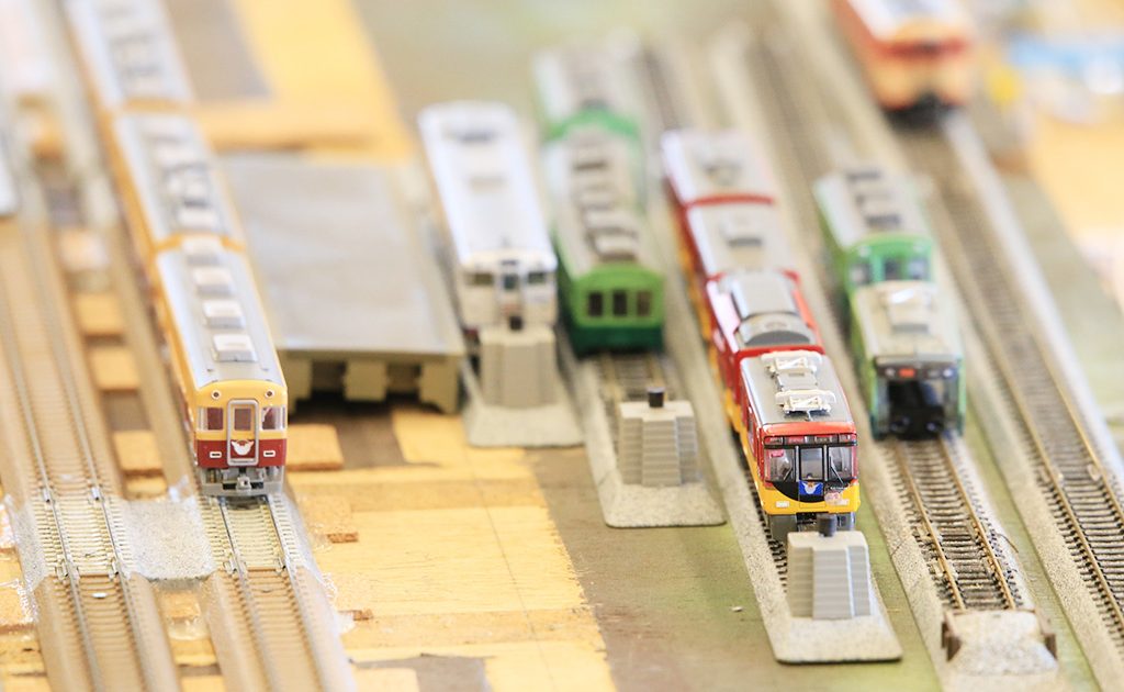 京都・淀川河川公園さくらであい館で「Nゲージ鉄道模型公開運転