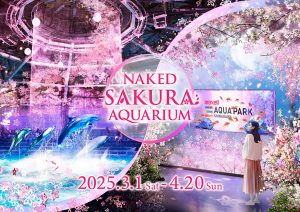 東京・マクセル アクアパーク品川で「NAKED SAKURA AQUARIUM」開催 海のいきものたちと一足早く桜を満喫