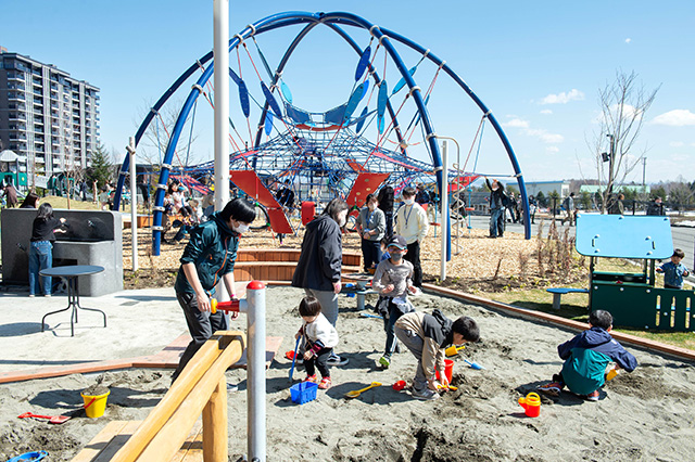 のびのびと遊べる「屋外ゾーン」/リポビタンキッズ PLAYLOT by BørneLund