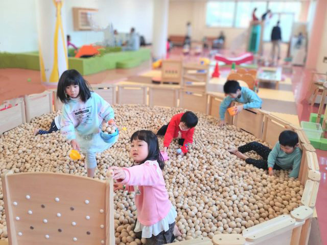 木のボールプール/こじゅうろうキッズランド