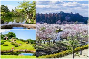 日本三大庭園(日本三名園)とはどこ?「偕楽園(茨城県)」「兼六園(石川県)」「後楽園(岡山県)」の見どころやアクセスをご紹介!中学受験対策にも