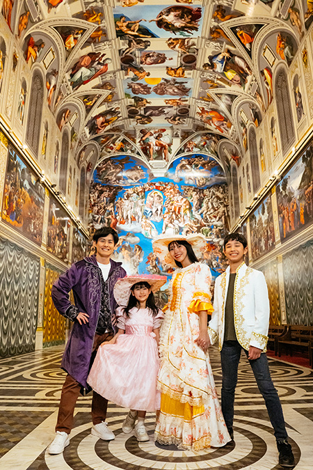 リックアートで再現した、世界遺産・システィーナ礼拝堂/那須とりっくあーとぴあ (栃木県/那須町)