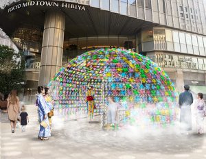 東京ミッドタウン日比谷で「HIBIYA MID SUMMER 2025」開催 約1500個のかざぐるまや親子ワークショップで夏を満喫