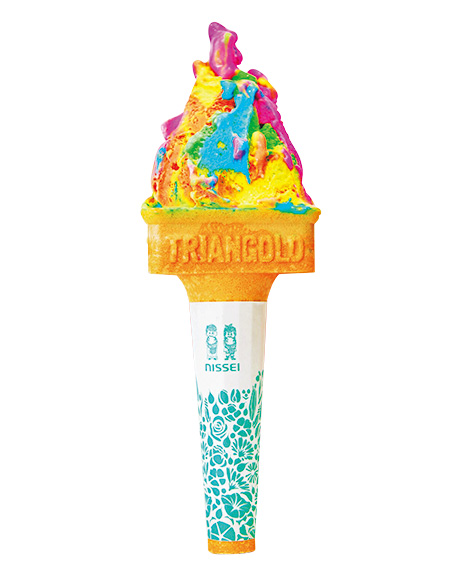 「Fontana Gelato」のカラフルジェラート(沖縄県)