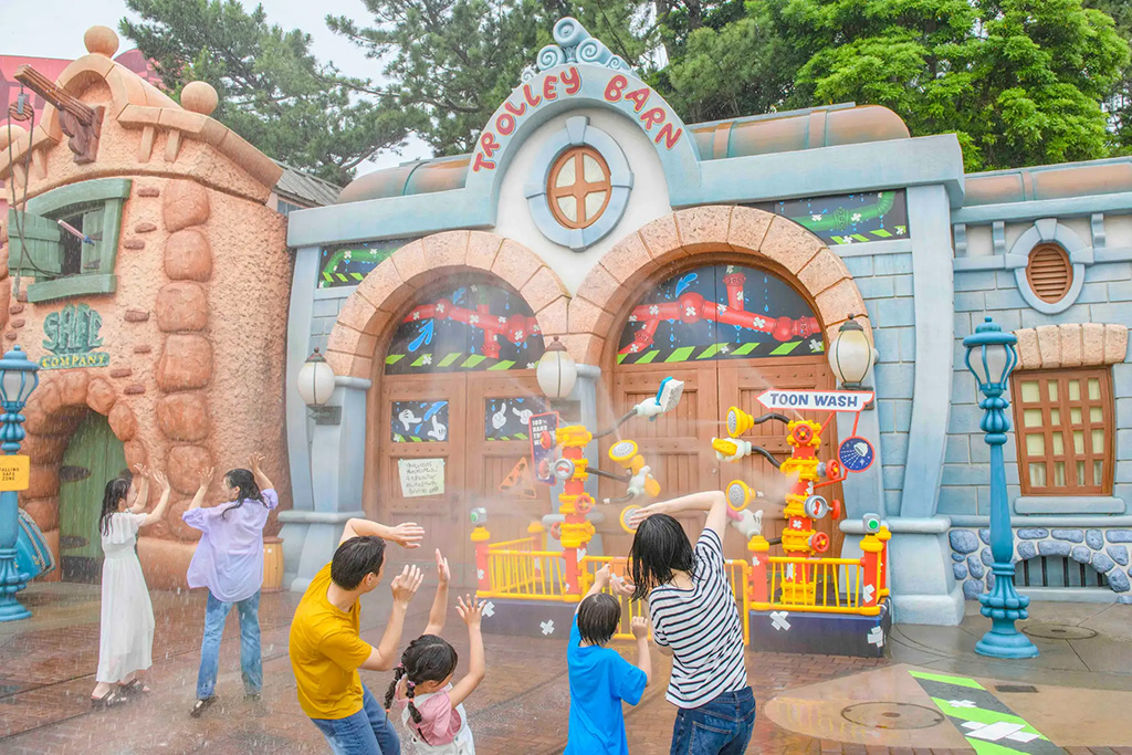 「“びしょ濡れ”トゥーンタウン」/東京ディズニーランド(千葉県/浦安市)
