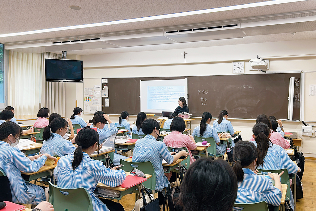 授業風景/光塩女子学院中等科(東京都/杉並区)