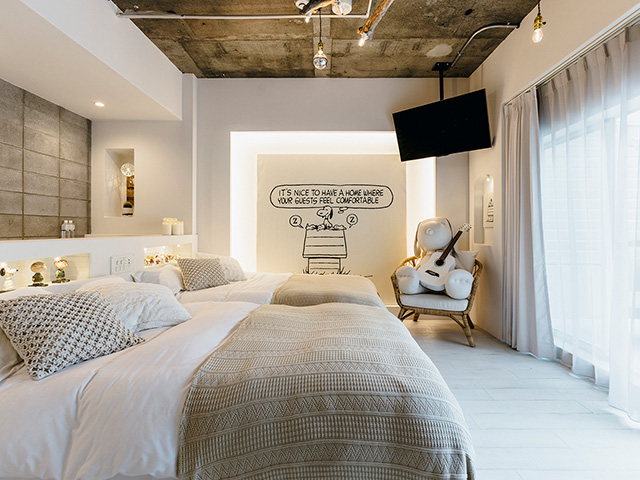 スヌーピーコラボルーム「Special Room 61」/PEANUTS HOTEL(兵庫県/神戸市)