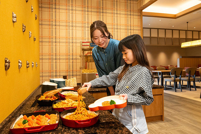 朝食・夕食のビュッフェ/亀の井ホテル 阿蘇 パークリゾート(熊本県/阿蘇市)