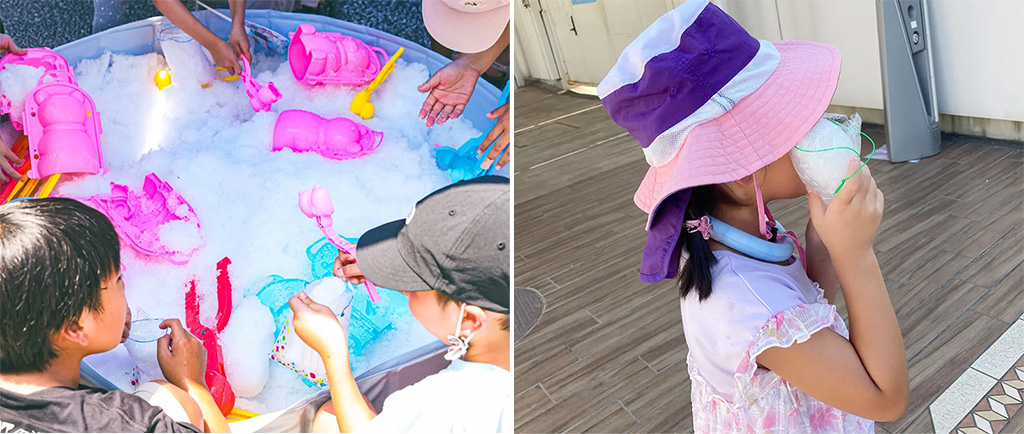 氷のひろばや打ち水など熱中症予防になるコンテンツ/BIGFUN SUMMER FESTA’25(東京都/大田区)
