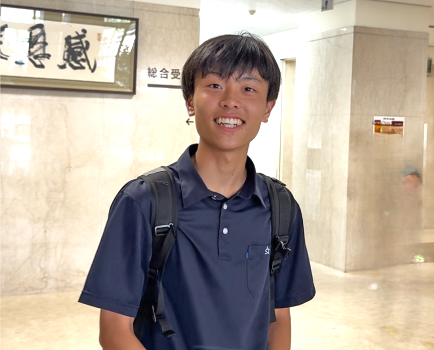 学校の楽しさを伝えてくれる生徒さん/淑徳巣鴨中学校(東京都/豊島区)