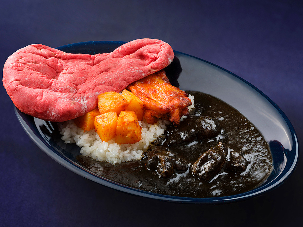 スペシャルビーフカリー、タンドリーチキン添え(辛口)/東京ディズニーランド・東京ディズニーシー(千葉県/浦安市)