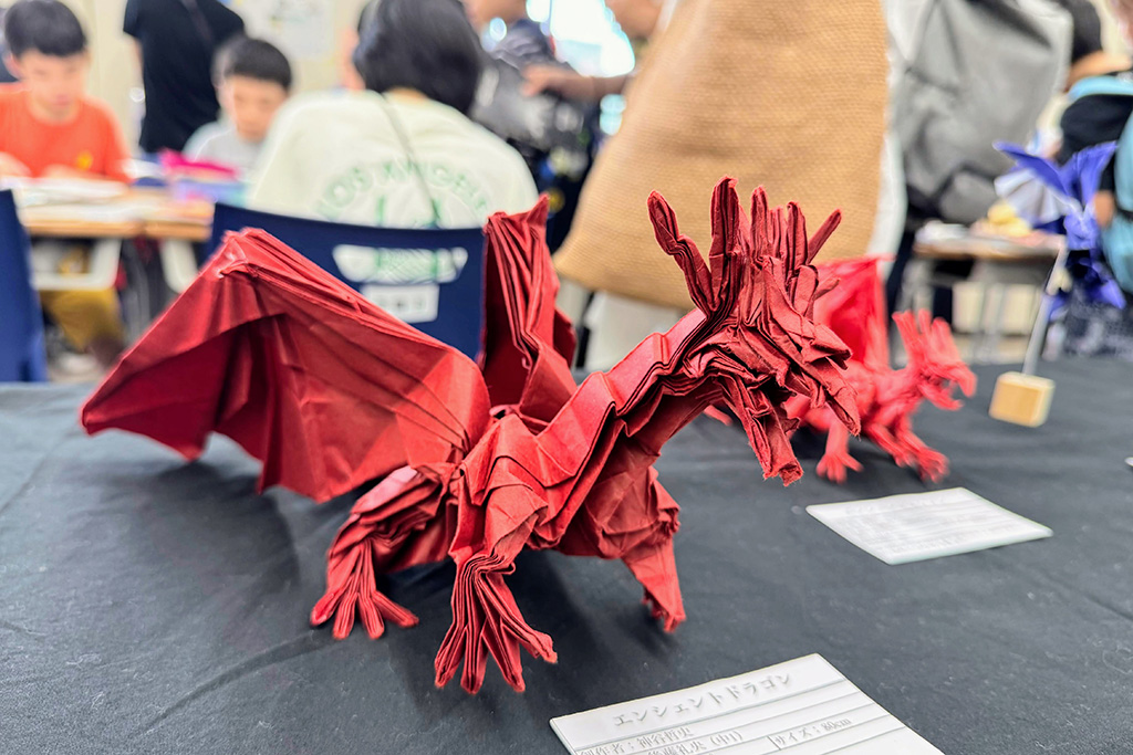 「開成祭」:折り紙研究部による作品/開成中学(東京都/荒川区)