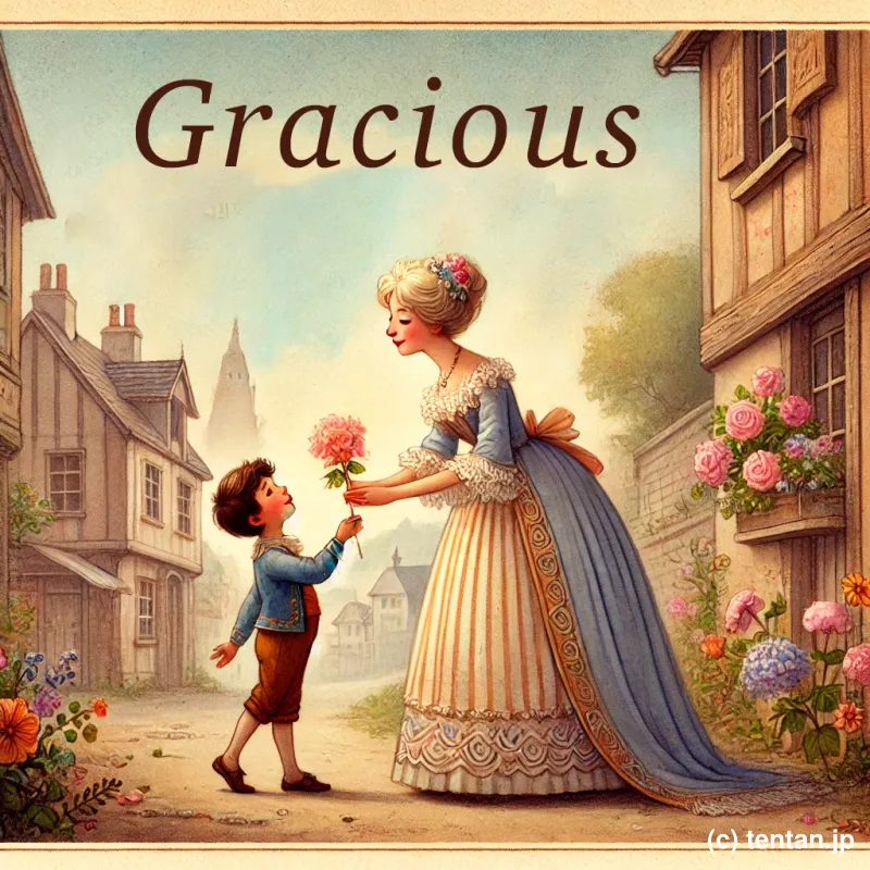 Gracious meaning gracious 読み方 graciousの解説