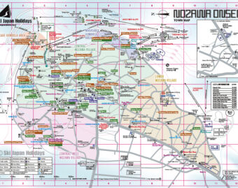 Nozawa Onsen Village Map