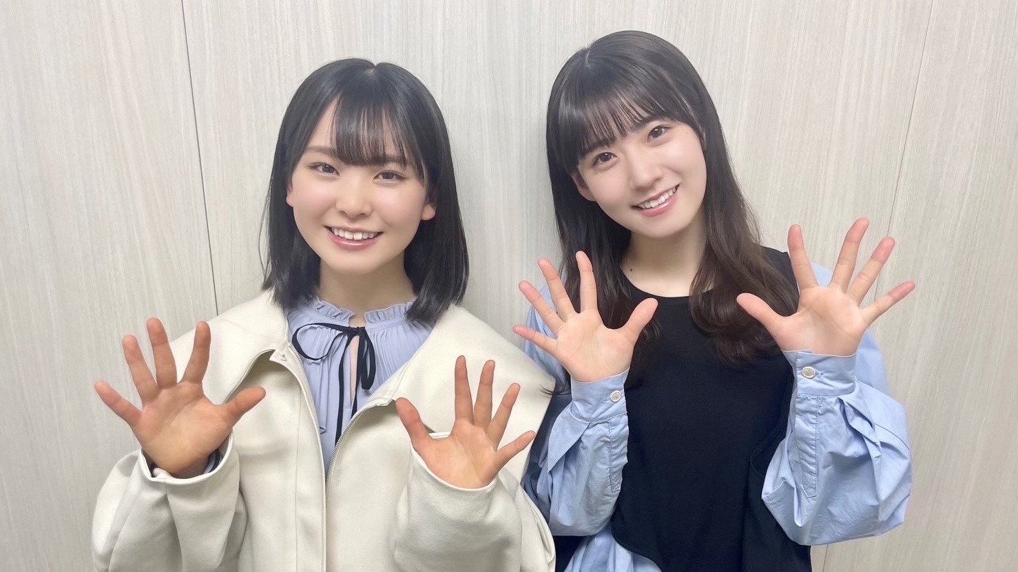 櫻坂46　石森璃花 遠藤理子 直筆サイン入りチェキ さくみみ 5/2] もうすぐ、さくみみ #254 石森璃花・遠藤理子