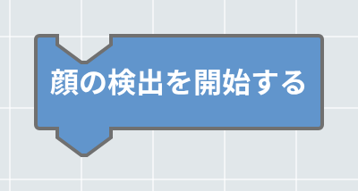 顔の検出を開始する