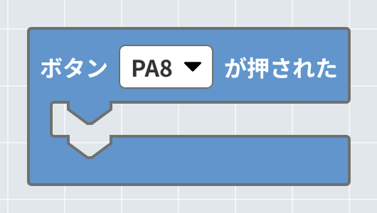 ボタンが押された