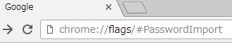 chrome://flags/#PasswordImport