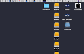 アイコンに白色背景がついている