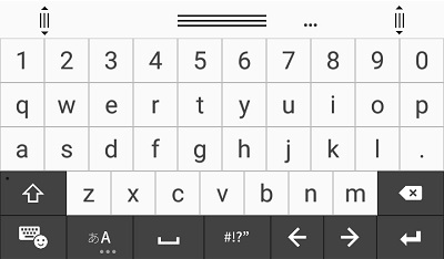 ATOK (日本語入力システム）のQWERTY配列