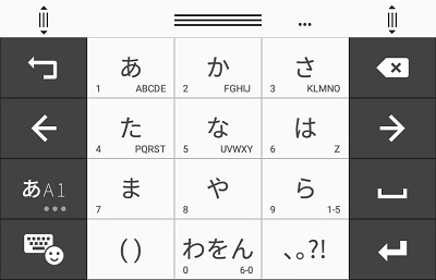 ATOK (日本語入力システム）の2タッチ入力