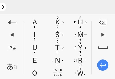 Google 日本語入力のGODAN配列