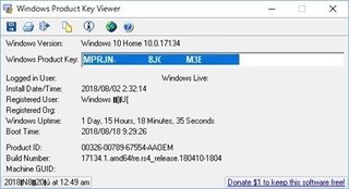 Windows Product Key Viewer